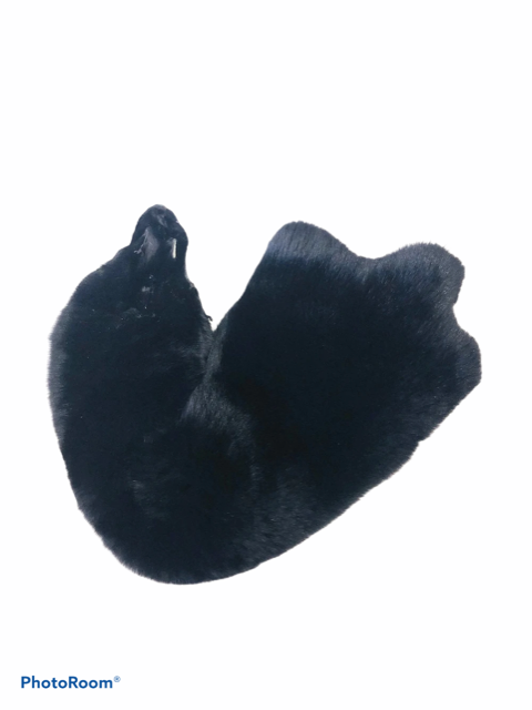 Black Dyed Blue Fox Fur - SL Fur & Leather