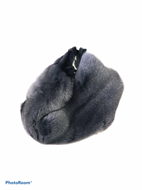 Grey Dyed Blue Fox Fur - SL Fur & Leather