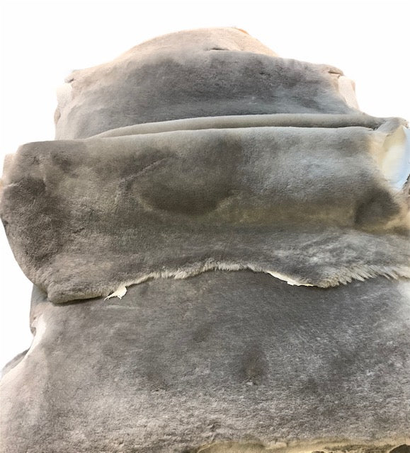 Grey Sheepskin Shearling
