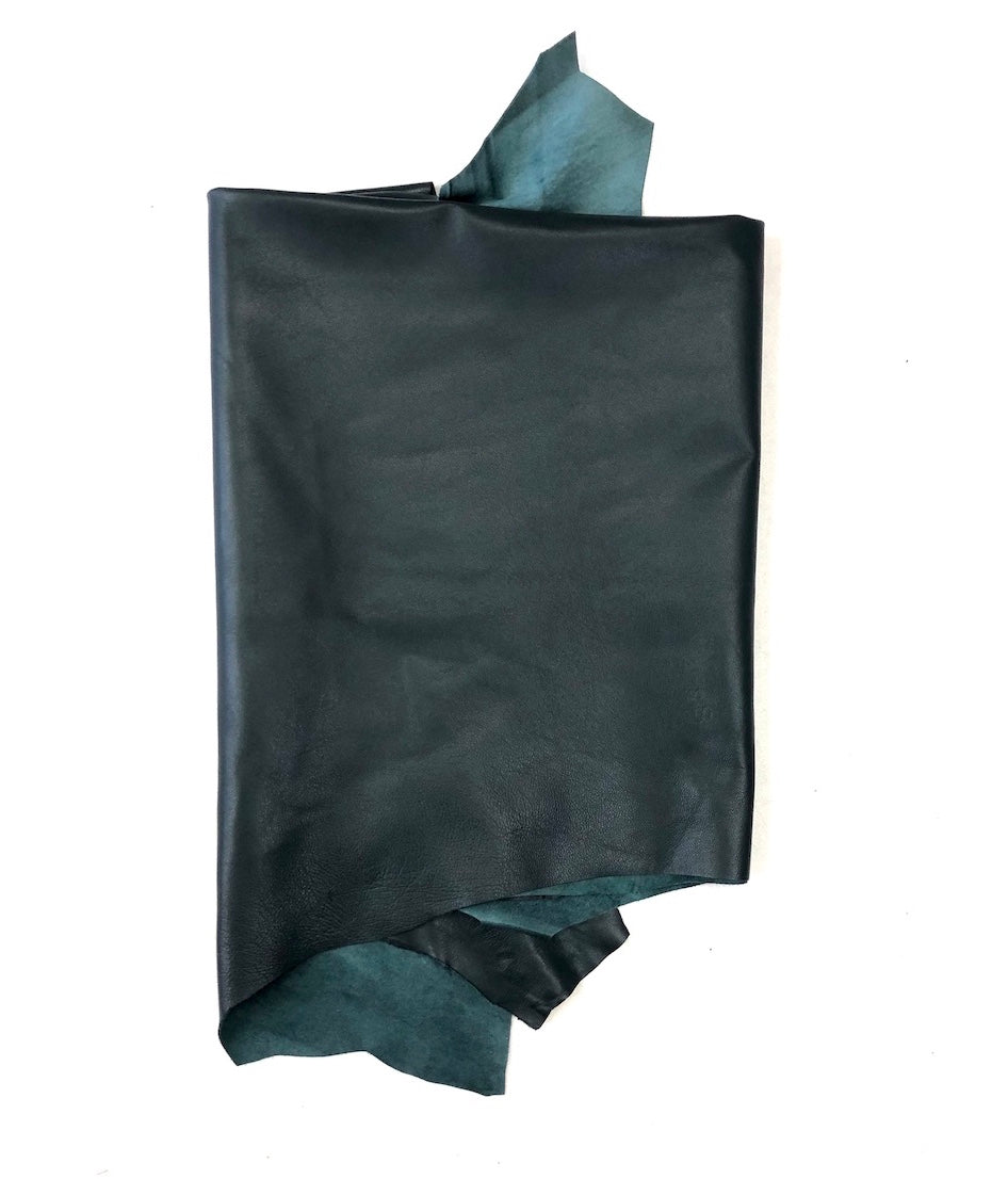 Hunter Green Italian Leather - SL Fur & Leather
