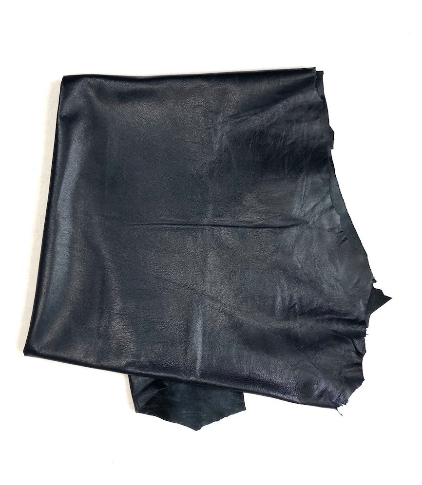 Navy Italian Leather - SL Fur & Leather