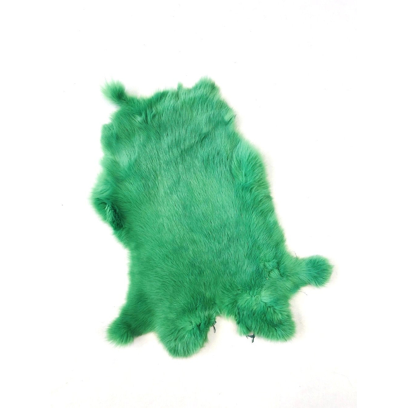 Kelly Green Dyed Rabbit Fur - SL Fur & Leather