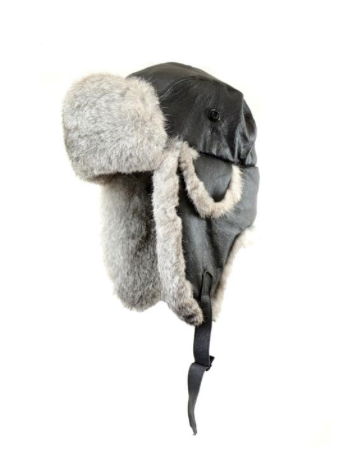 Rabbit fur aviator hat - SL Fur & Leather