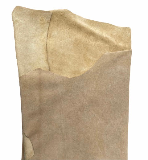 Sand split leather SL fur and leather