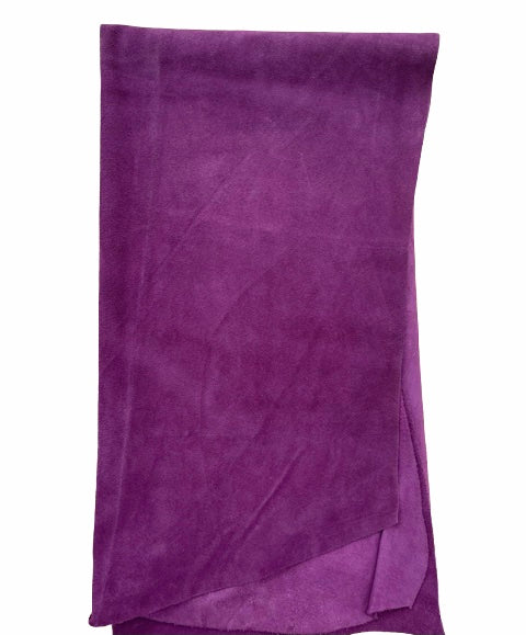 Wine split leather SL fur and leather