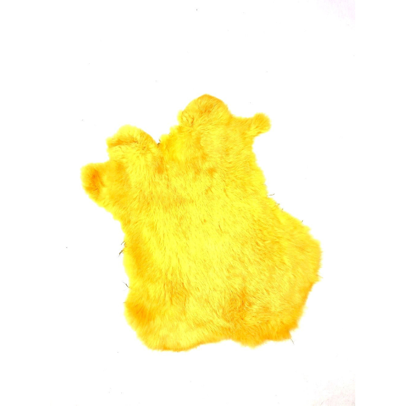 Yellow Dyed Rabbit Fur - SL Fur & Leather