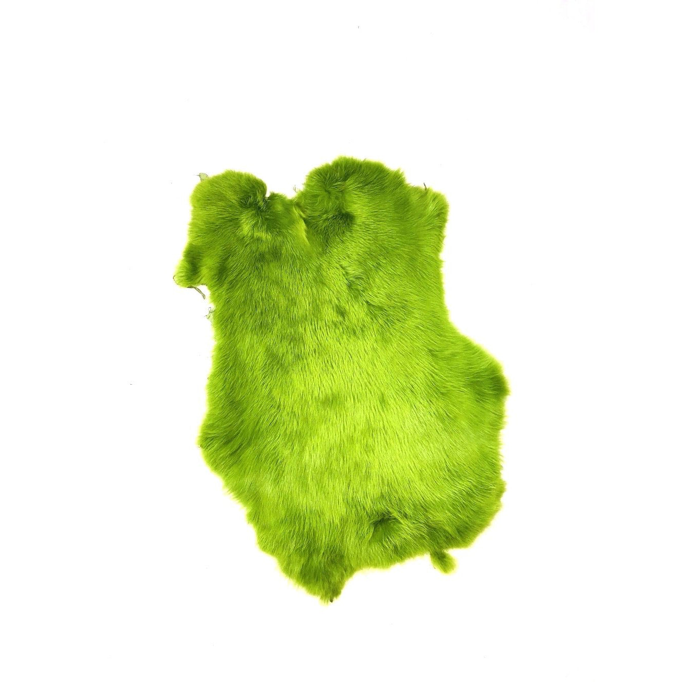 Grass Green Dyed Rabbit Fur Pelt - SL Fur & Leather