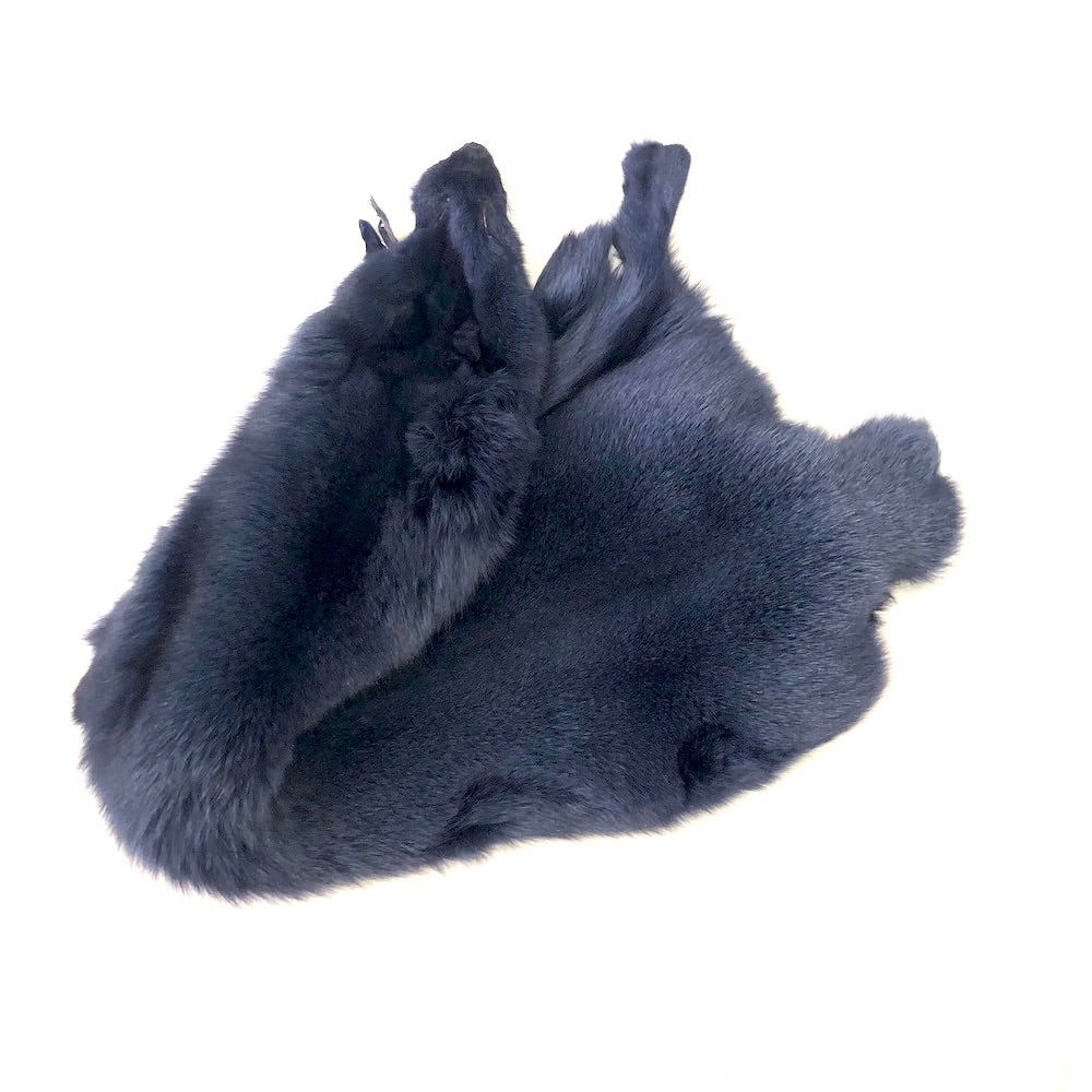 Navy Dyed Blue Fox Fur - SL Fur & Leather