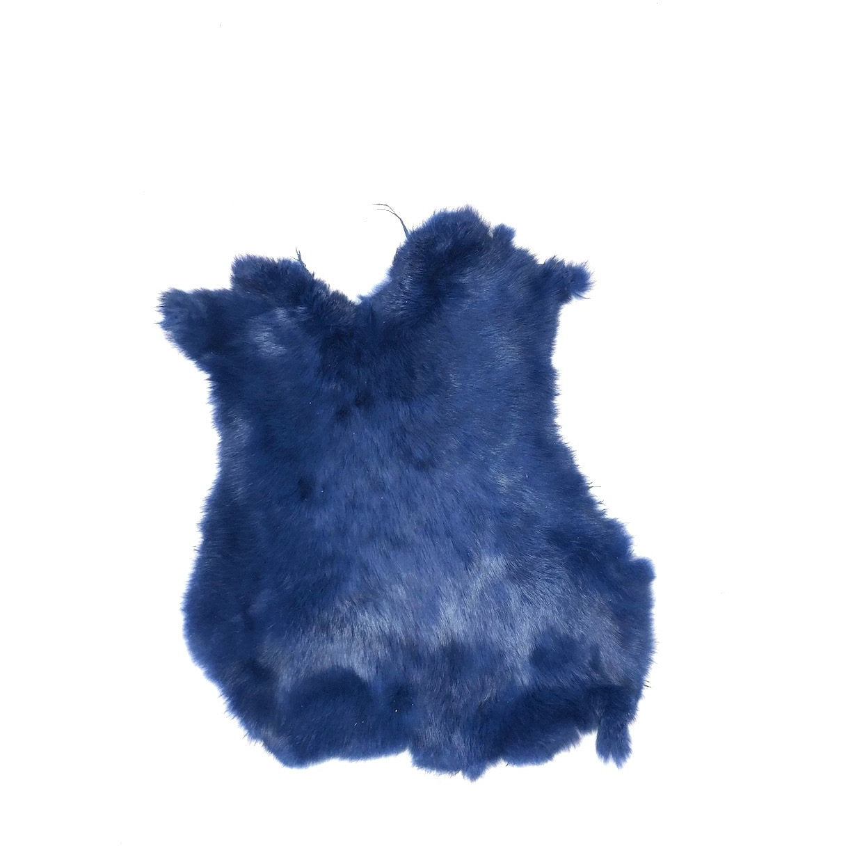 Navy Dyed Rabbit Fur - SL Fur & Leather