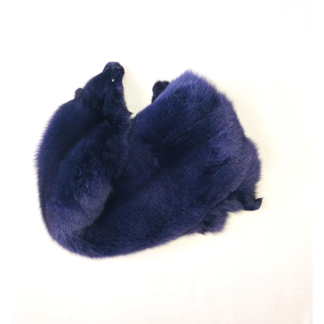 Purple Dyed Blue Fox Fur - SL Fur & Leather