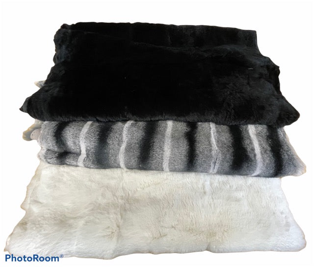 Rex rabbit fur plates - SL fur and leather