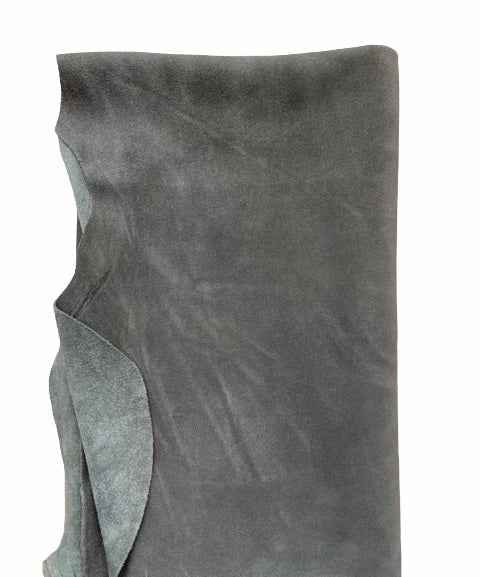Steel Grey split leather SL fur and leather