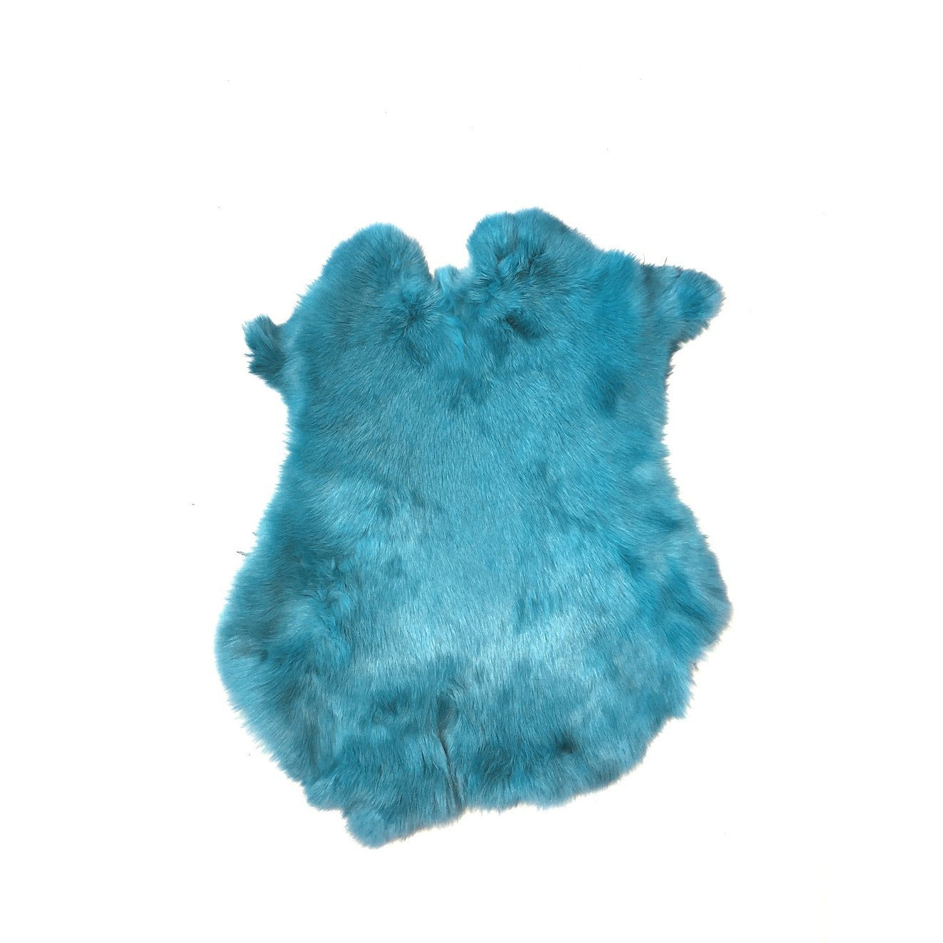 Teal Dyed Rabbit Fur - SL Fur & Leather