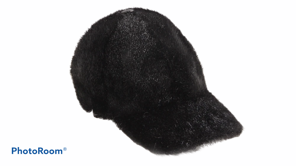 Seal skin baseball hat - SL Fur & Leather